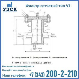 Фильтр сетчатый ФС по Т-ММ-11-2003 в Назрани